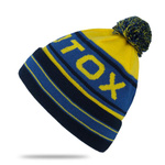 Czapka zimowa unisex Monotox MNTX NAME YELLOW  z pomponem typu beanie żółto-granatowa (MX22116)