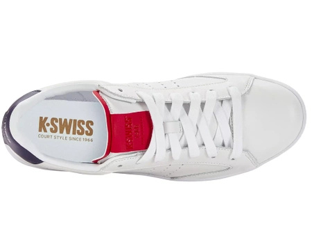 Buty sportowe męskie K-Swiss Lozan Klub LTH tenisówki skórzane białe (07263-918-M)