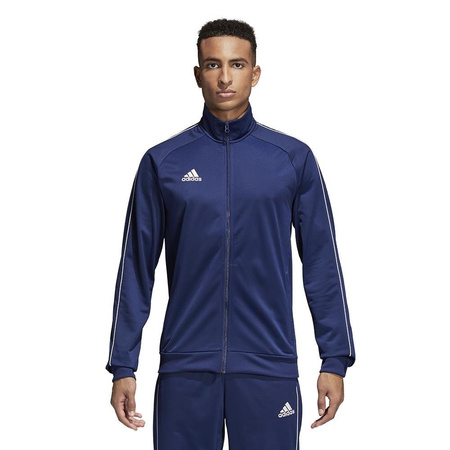 Bluza treningowa męska adidas Core 18 PES JKT dresowa sportowa granatowa (CV3563)