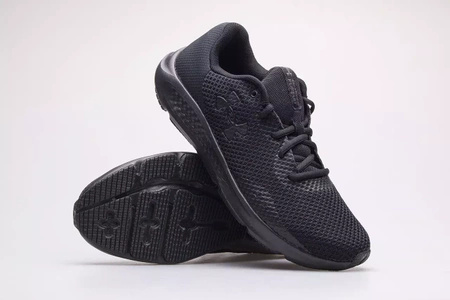 Wyprzedaż - Buty do biegania męskie Under Armour Charged Pursuit 3 sportowe czarne (3024878-002)