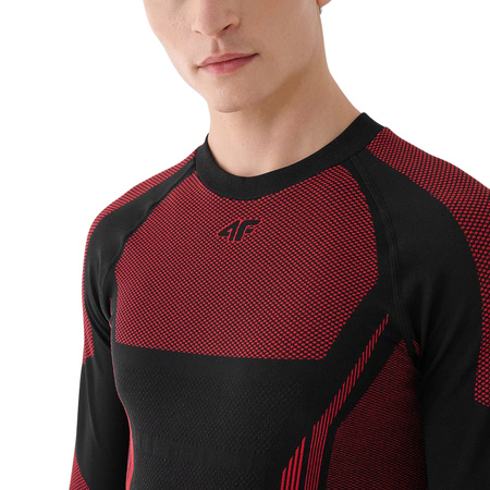 Koszulka termoaktywna męska 4F M165 czerwona (4FWAW24USEAM165 62S)