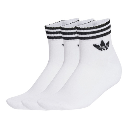Skarpetki adidas Originals 3S ANKLE S 3P Biały (JV7435)