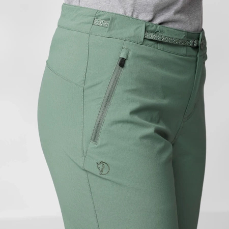 Spodnie damskie Fjällräven High Coast Trail Trousers W Patina Green (F87091-614)