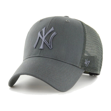 Czapka unisex 47 Brand MLB New York Yankees Branson  Szary (B-BRANS17CTP-CCC)