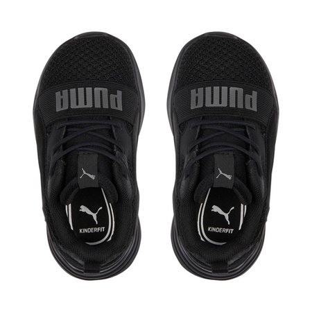 Buty sportowe dziecięce Puma Wired Run Pure tenisówki na lato czarne (390849-01)