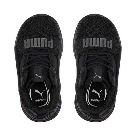 Wyprzedaż - Buty sportowe dziecięce Puma Wired Run Pure tenisówki na lato czarne (390849-01)