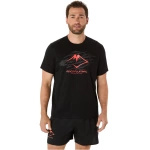 T-Shirty męskie ASICS Fujitrail Logo SS Top Czarne (2011C981-003)
