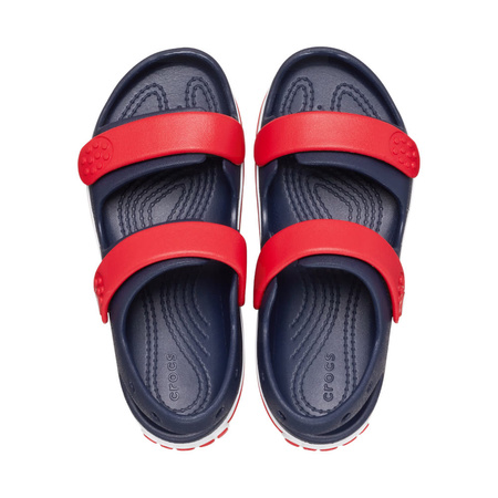 CROCS CROCBAND CRUISER SANDAL NAVY/VARSITY RED (209423-NAVY-VARS-RED)