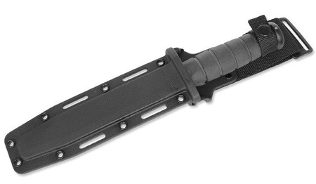 Ka-Bar 1214 - Black Serrated (GFN Sheath)