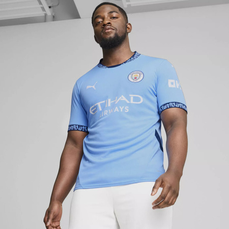 Koszulka męskie Puma MCFC HOME JERSEY REPLICA Niebieski (77507501)