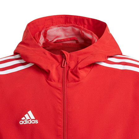 Kurtka dla dzieci adidas Tiro 21 Windbreaker czerwona (GP4976)