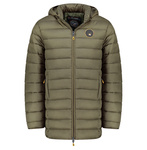 Kurtka męska Geographical Norway AMIGOMAP LONG HOOD DB KAKI MEN 233 KAKI (WZ5087H/GN-KAKI)