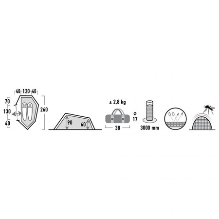 Namiot High Peak Sparrow 2 (10186)