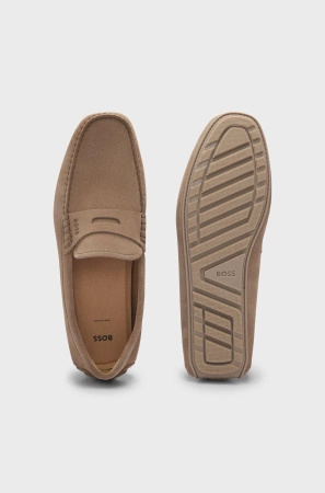Buty BOSS BEŻOWE Noel Mocc sdpeb (50541750-260)