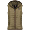 Bezrękawnik Geographical Norway VATIKA HOOD EO GIRL 233 brązowy dla dziweczynki (WW2008E/GNO-Storm)