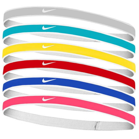 Opaski na głowę Nike Swoosh Sport 6 szt. (N1002021406OS)