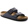 Klapki damskie Birkenstock Arizona BF Birko-Flor Blue narrow wąskie granatowe (51753)