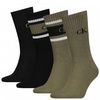 Skarpetki unisex Calvin Klein CKJ MEN SOCK 4P SPORT Logo Green (701219837002)