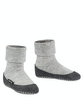 Wyprzedaż - Kapcie dziecięce z wełną merino FALKE Cosyshoe Teens SO CP light grey antypoślizgowe (10560-3400)