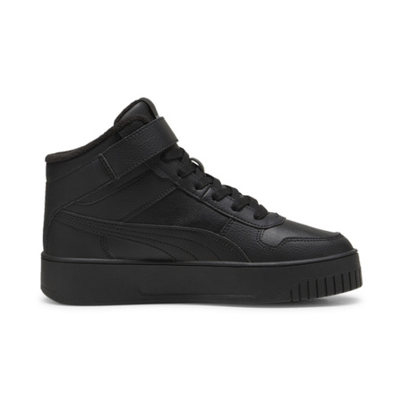 Wyprzedaż - Sneakersy damskie Puma Carina Street Mid WTR buty sportowe wysokie za kostkę czarne (398050-01)