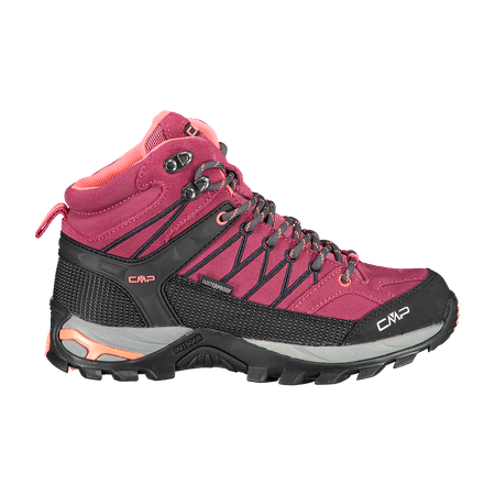 Wyprzedaż - Buty damskie różowe CMP Rigel Mid WP Wmn Trekking wodoodporne trekkingowe (3Q12946-06HF)