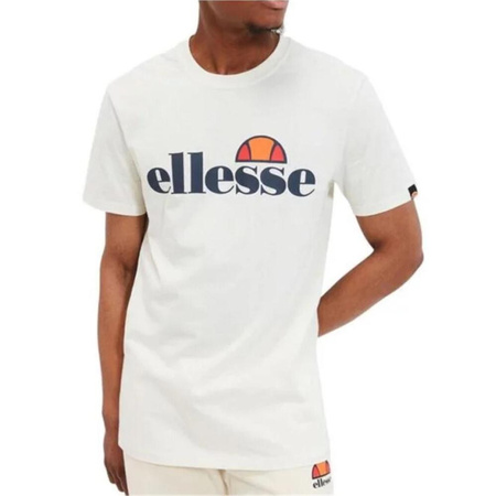 Koszulka na lato męska Ellesse SL Prado Tee Off White lifestylowa biała (SHV07405-904)