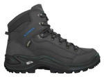 Buty trekkingowe męskie czarne Lowa Renegade GTX MID anthrazit/stahlblue (310945 9780)