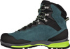 Buty trekkingowe męskie Lowa CADIN GTX II MID steel blue/lime gore-tex zimowe wodoodporne (210095 9701)