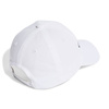 Czapka z daszkiem damska/męska adidas DAILY CAP WHITE regulowana logo na przodzie biała (IC9707)