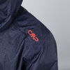 Wyprzedaż - Kurtka dziecięca przeciwdeszczowa CMP Kid G Jacket Rain Fix Hood granatowa (3X53255-28ML)