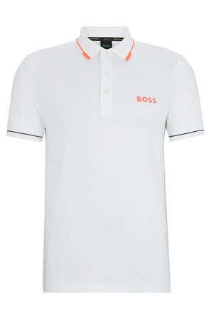 Koszulka Polo męska BOSS Paul Pro BIANCO slim fit biała (50506203-101)