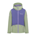 Kurtka przeciwdeszczowa dziecięca dla dziewczynki Trollkids Girls Gjende Jacket violet blue/pistachio green/lilac (521-111)