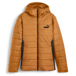 Kurtka męskie Puma ESS HOODED PADDED JKT Brązowy (84893864)