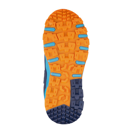 Buty Trollkids Preikestolen Hiker Waterproof ciemny indigo/niebieski basenowy/zachód słońca na Saharze