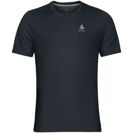 Wyprzedaż - Koszulka sportowa męska Odlo T-shirt crew neck s/s F-DRY oddychająca czarna (550822/15000)
