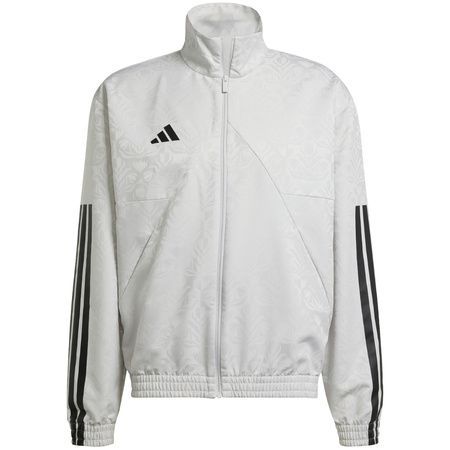 Bluza męska adidas Tiro WV TT Q3 biała (JW0233)