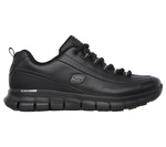 Damskie buty sportowe Skechers Sure Track Trickel skórzane czarne (76550EC-BLK)