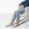 Kapcie męskie/damskie Birkenstock Zermatt Cozy Home Light Gray z wełnianego filcu regular szerokie (1015080)