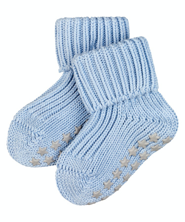 Wyprzedaż - Skarpetki niemowlęce antypoślizgowe FALKE Cotton Catspads SO CP crystal bl (10603-6290)