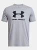 Koszulka sportowa męska Under Armour Logo t-shirt treningowy szary (1382911-035)