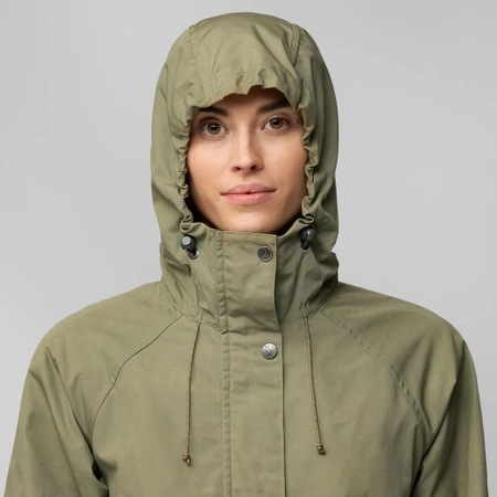 Wyprzedaż - Kurtka softshell damska Fjällräven Vardag Anorak W Green (F87009-620)