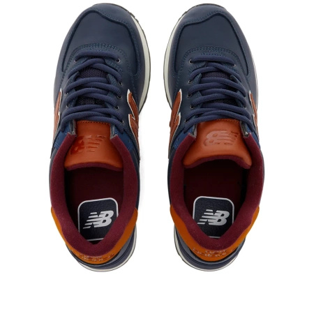 Sneakersy męskie New Balance ML574 lifestyle blue (ML574OMC)