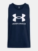 Koszulka męska UNDER ARMOUR bezrękawnik na siłownię granatowe (57736/1382883-408)