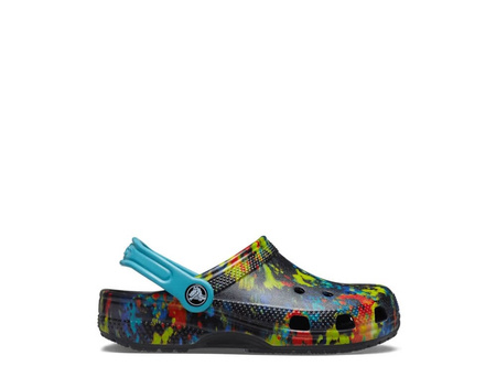 Chodaki sportowe dla dzieci Crocs Classic Tie Dye Graphic Kids na lato wielokolorowe (206995-MULTI)