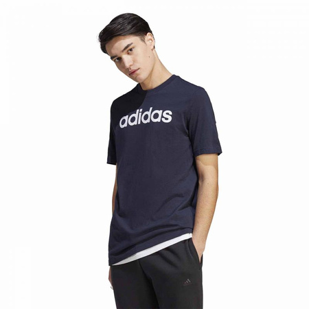 Koszulka adidas Essentials Single Jersey Linear Embroidered Logo Tee M (IC9275)