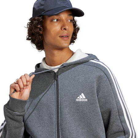 Bluza adidas Essentials Fleece 3-Stripes Full-Zip M  (IJ6480)