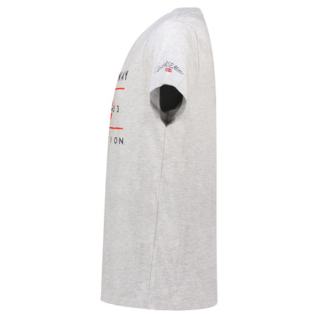 T-Shirt Geographical Norway JEZOLO DB BGREY MEN 254 mieszana szarość męska (SY9738H/GN-Blended Grey)