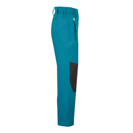 Spodnie Trollkids Lysefjord Softshell niebieski portowy (147-130)