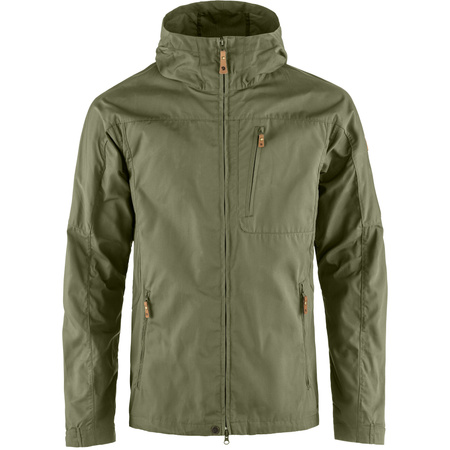 Kurtka z kapturem outdoorowa męska Fjällräven Sten Jacket M Green turystyczna zielona (F81679-620)