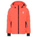 Wyprzedaż - Kurtka zimowa puchowa dziecięca Lego Wear Kid's Jipe 706 Jacket z kapturem pomarańczowa (22879-302)